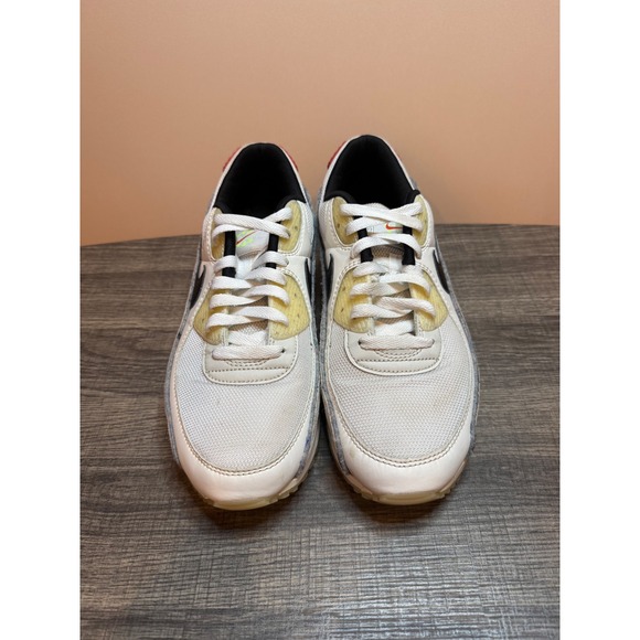 Nike Other - Nike Air Max 90 SE World Champ White Black Red DQ0276-100 Mens Sneakers